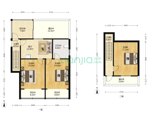 南潭子里 3室1厅1卫 69平方