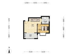 凯兴花园精装一居室，拎包住，自住标准-涿州凯兴悦享城户型图