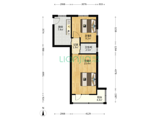 后长街91弄 2室0厅1卫 51平方