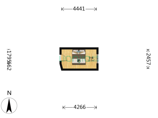 和平区解放北路99号 1室0厅0卫 19平方