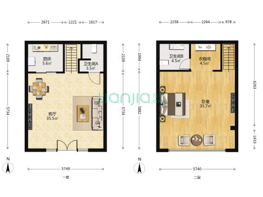 丽娇湾别墅西区 1室1厅2卫 162平方