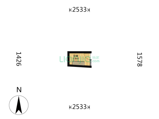 鹞儿胡同 1室0厅0卫 4平方