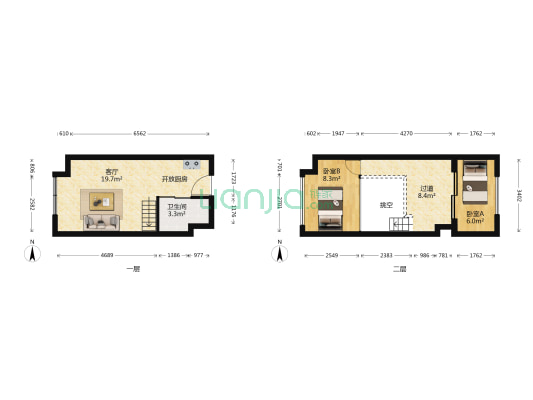 旭辉26街区 2室1厅1卫 41平方