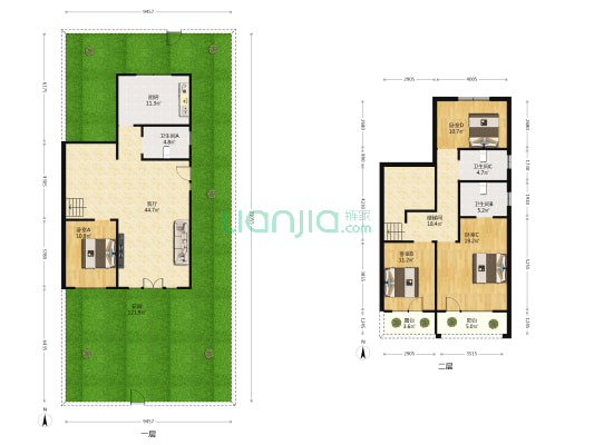 泰和郡四期 4室1厅3卫 167平方