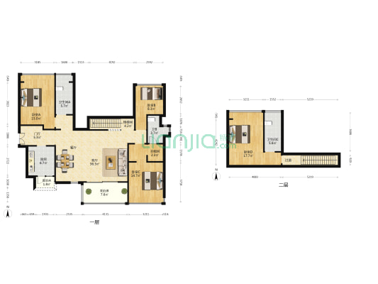 中冶逸璟公馆（一期） 4室1厅3卫 140平方