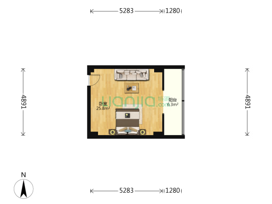 皋兰路 1室0厅0卫 55平方