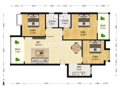 美好家园精装舒适大三房，即买即入住-桂林耀辉美好家园户型图