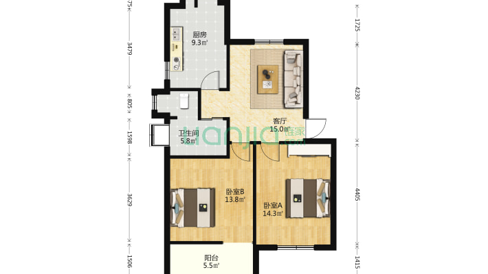 襄城老房管局家属院二手房实景图