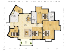 家和小区B区 4室2厅 南 北-邯郸家和小区B区户型图