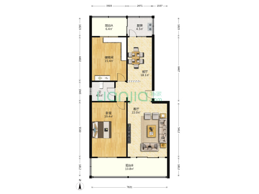 兰州地税局绣河沿家属院 1室2厅1卫 130平方