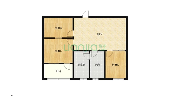 农南二社区木材小区二手房实景图