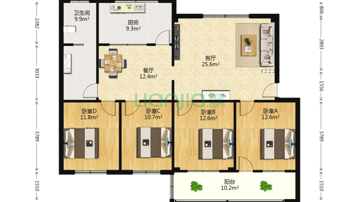 地税局家属院二手房实景图