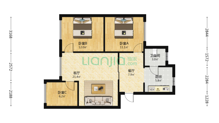 大将路3号二手房实景图