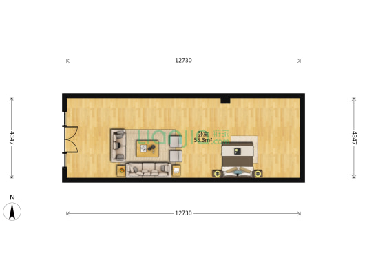 金贸中心 1室0厅0卫 59平方