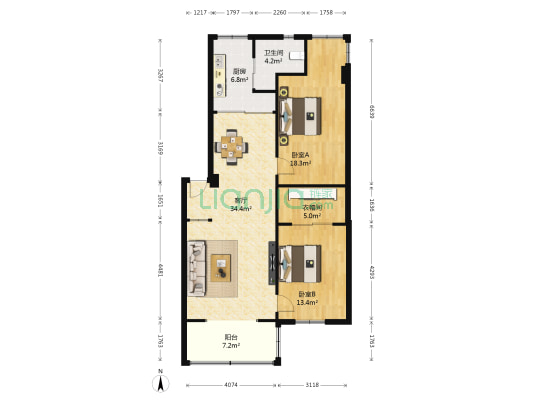 富豪花园房源|户型图|小区车位|交通地址详情分析!