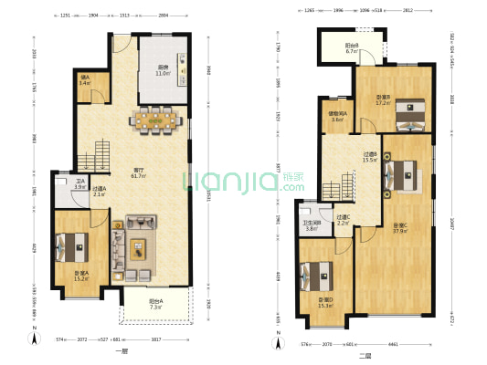 中国府 4室1厅2卫 254平方