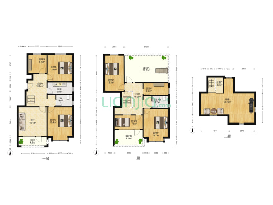 海尔学府 7室1厅2卫 158平方