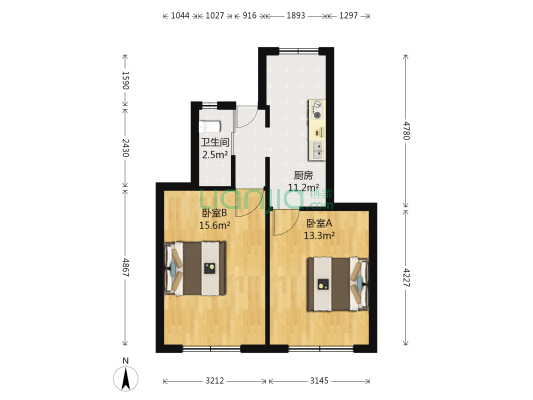 利西路24弄 2室0厅1卫 54平方