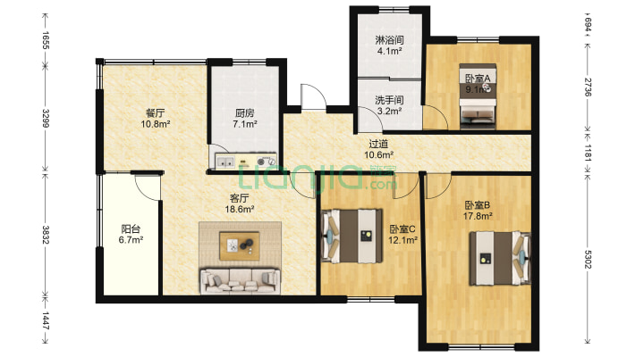 安定新村二手房实景图