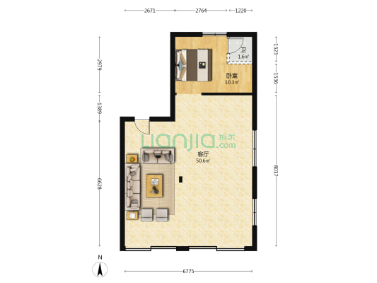 信宜二街 1室1厅1卫 273平方