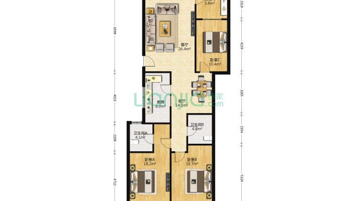 凯金花园二手房实景图