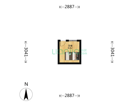 大黑虎胡同 1室0厅0卫 12平方