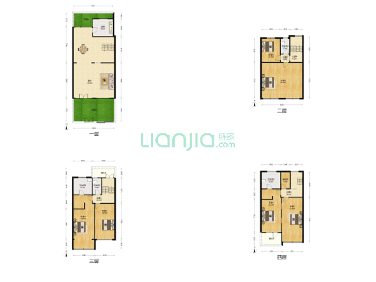 桃坞才苑 6室1厅4卫 296平方