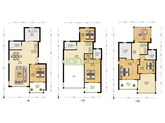 运盛美之国11组团 6室1厅5卫 230平方