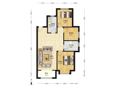 花园洋房社区 人车分流 南北通透-涿州香邑溪谷悦都小区户型图