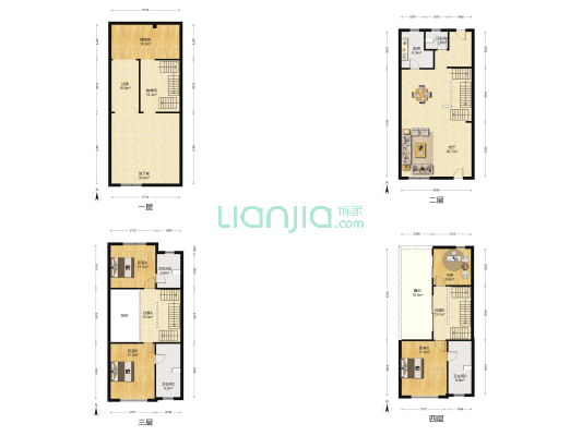 淀山湖壹号 4室1厅4卫 256平方