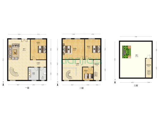 计委家属院 4室1厅1卫 200平方