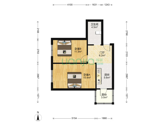 文政佳园 2室0厅1卫 74平方