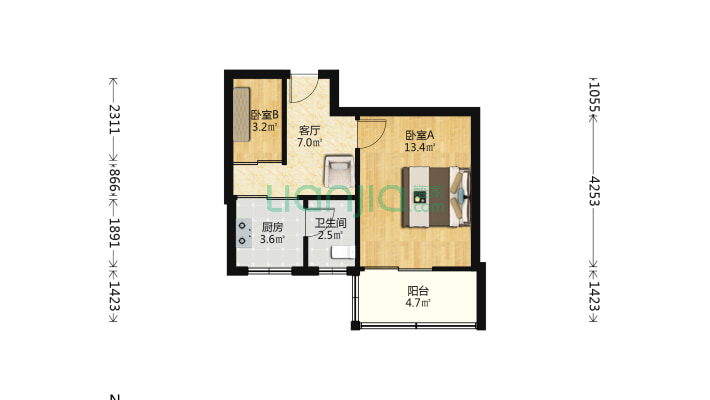 莫干山路599号二手房实景图