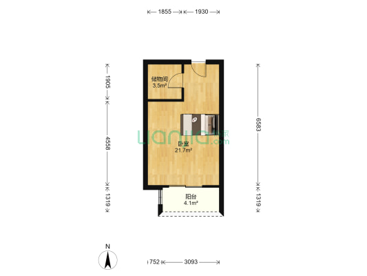金轮星光名座 1室0厅0卫 40平方