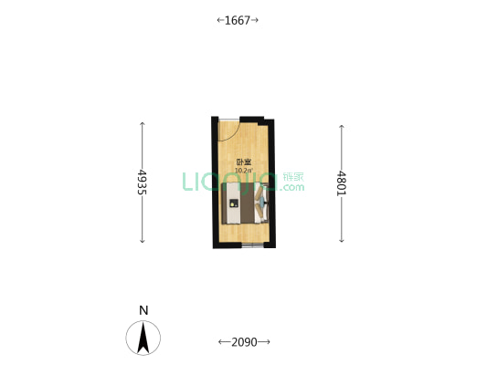 北新五巷 1室0厅0卫 13平方