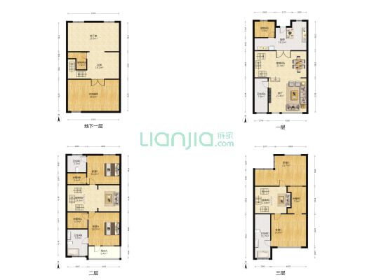 大运河孔雀城（兴运园2.2期) 5室1厅4卫 270平方