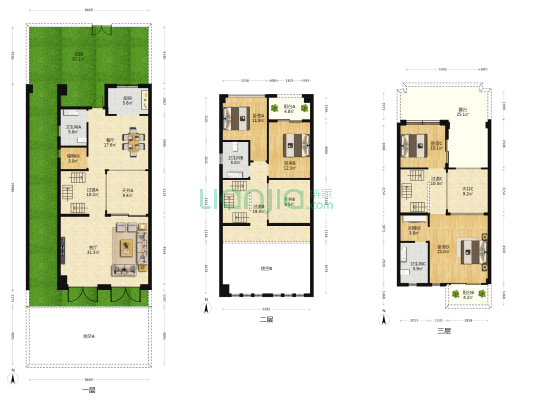 阳光城翡丽湾 4室2厅3卫 207平方