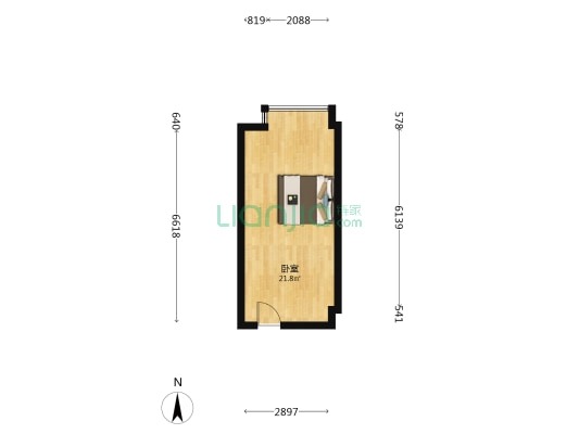 卓越天元 1室0厅0卫 34平方