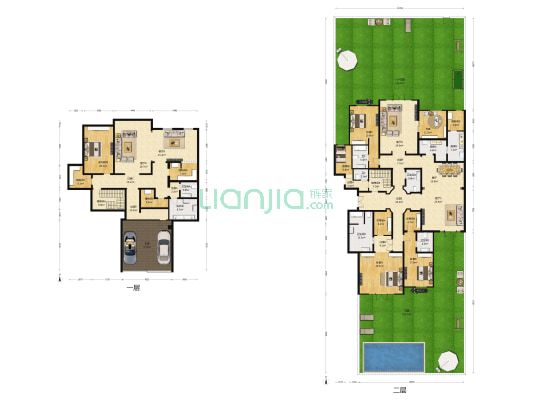 御园 5室5厅7卫 367平方