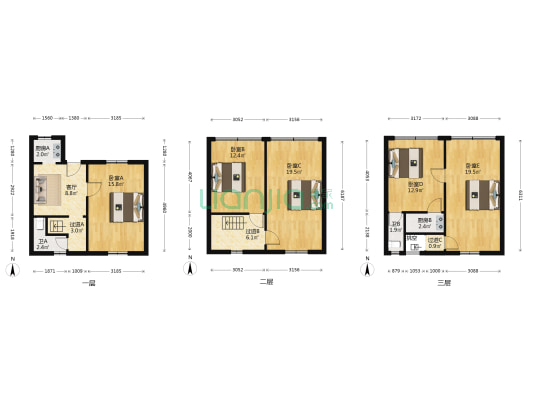 静室巷 5室1厅2卫 82平方
