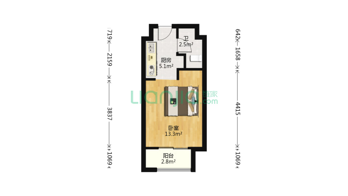 万科金色城市16地块二手房实景图