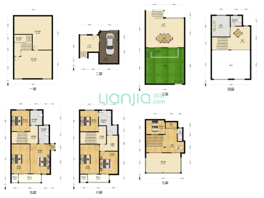 馨苑别墅 8室2厅5卫 407平方