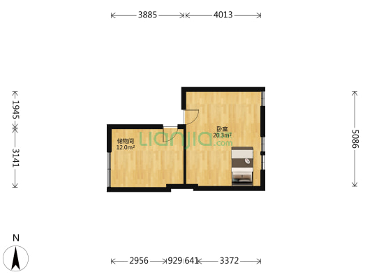 求志里 1室0厅0卫 43平方