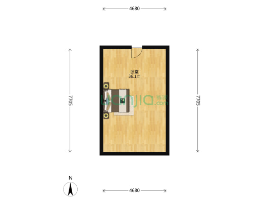 福晟弘府 1室0厅0卫 80平方