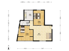 单价低 看江两房 业主安心出售 看房方便-重庆新天地公寓户型图