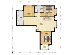 鸿坤理想湾南北通全明格局环境好满五唯-涿州鸿坤理想湾南区户型图