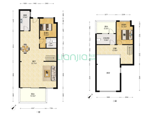 中交三期，近万达近轻轨，清水上叠 住家安静 交通方便-户型图