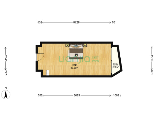 上海康城 1室0厅0卫 57平方