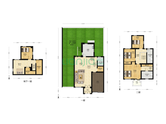 翠湖别墅D区 4室2厅3卫 185平方