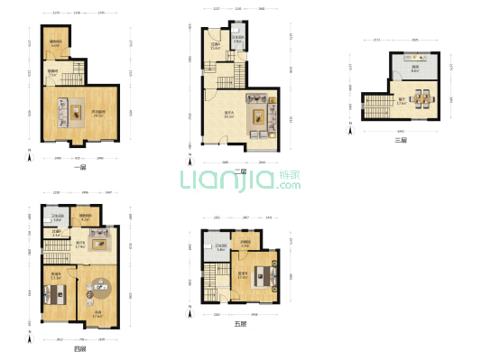 金铭文博水景(别墅) 4室3厅3卫 244平方